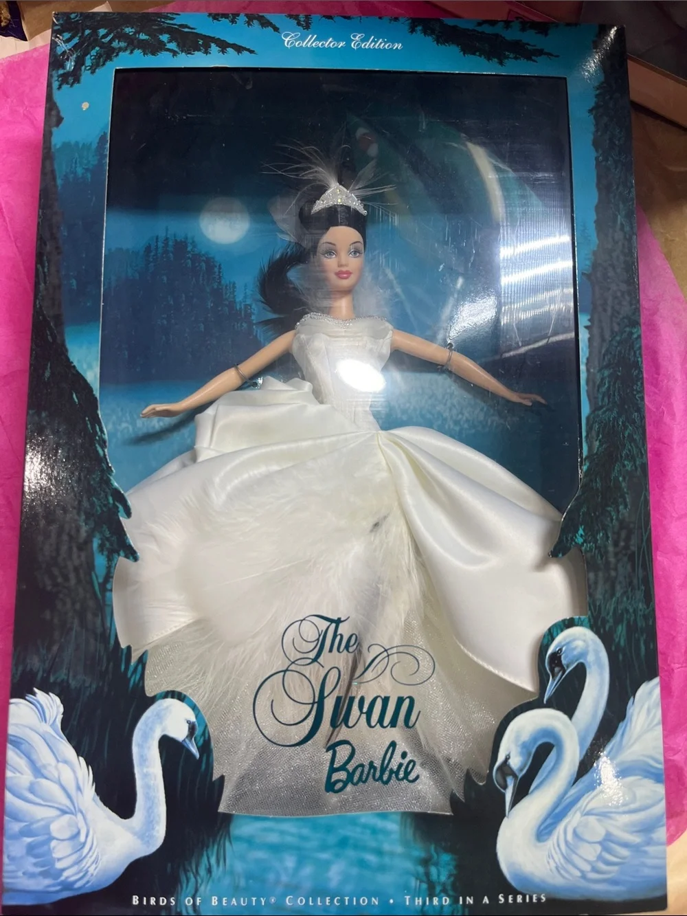 2000 The Swan Barbie Collector Edition Birds of Beauty Collection NRFB